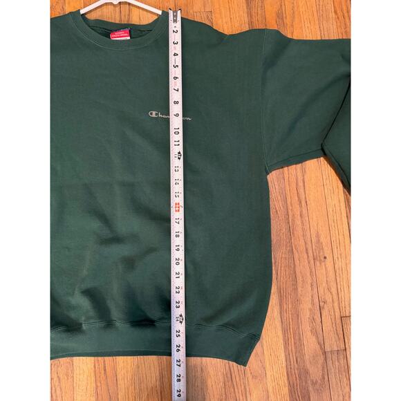 Awesome Vintage 90's Dark Green Champion Crewneck - Picture 10 of 11